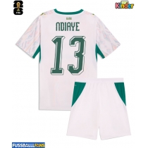 Senegal Iliman Ndiaye #13 Heimtrikotsatz Kinder WM 2026 Kurzarm (+ Kurze Hosen)